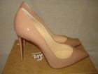 100%AUTH NEW WOMEN LOUBOUTIN PIGALLE FOLLIES NUDE 100 PATENT PUMPS/HEELS US 12 — photo 8