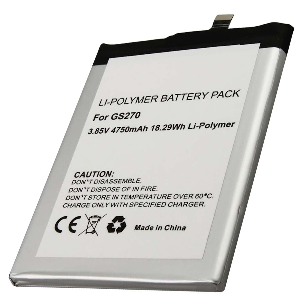 Batterie pour Gigaset GS270 remplacement de 4750mAh accumulateur interne li-polymer Avizar