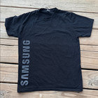 Vintage Royal Apparel Made in the USA Union Made Samsung Black T-Shirt Medium