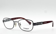 NEW COACH HC 5072Q 9237 GUNMETAL MILKY BLACK CHERRY AUTHENTIC EYEGLASSES 51-17