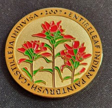 Indian Paintbrush Geocoin - Activated  Adoptable - TB1PW4M