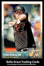 2015 Topps Tom Koehler #351 Miami Marlins  MLB Baseball 
