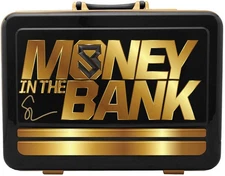 Seth Rollins WWE Autographed 2025 Money In The Bank Black & Gold Briefcase