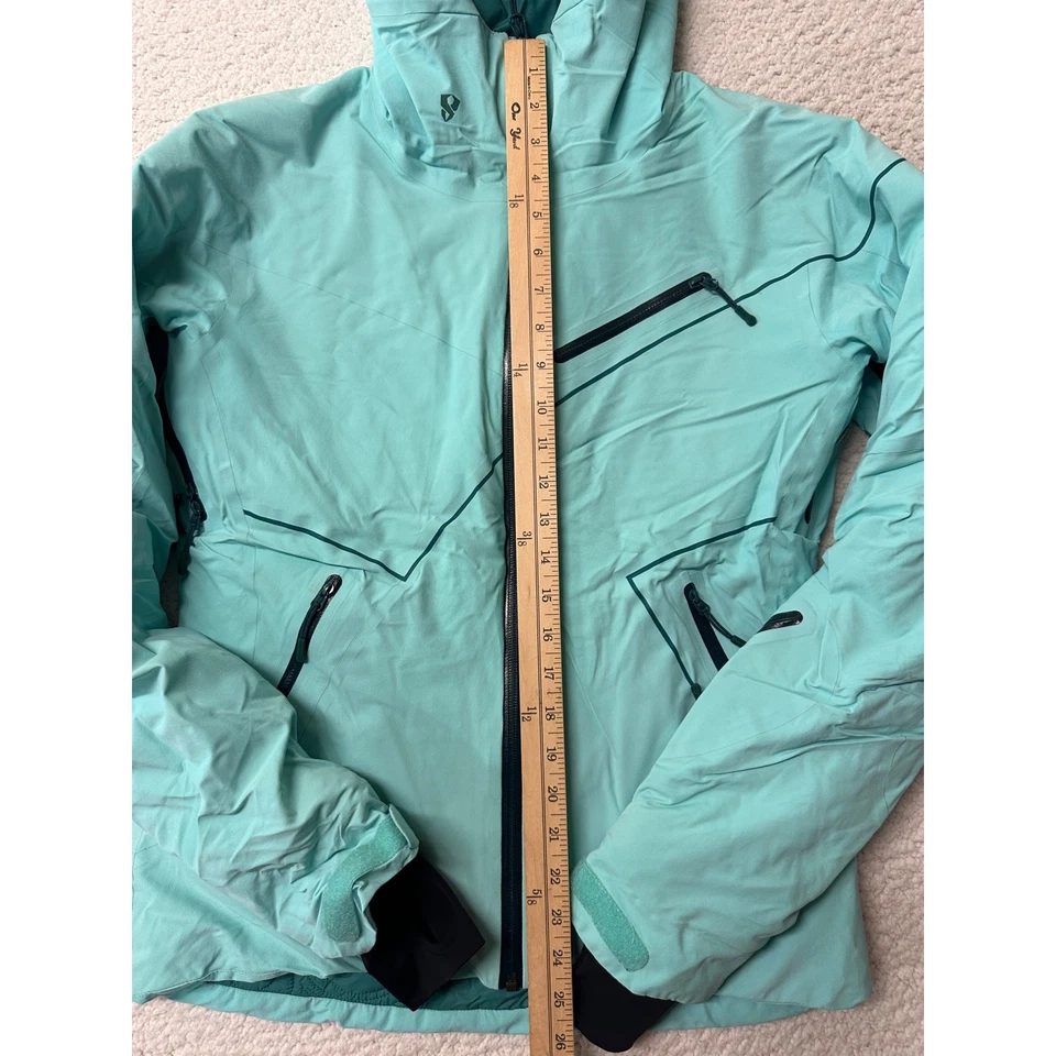 Chaqueta con capucha mediana Stoic para mujer snowboard nieve esquí Foto 2 de 4