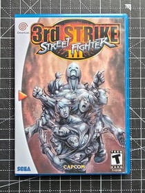 Dreamcast Street Fighter III You Choose Custom Case Color-NO Game or Manual