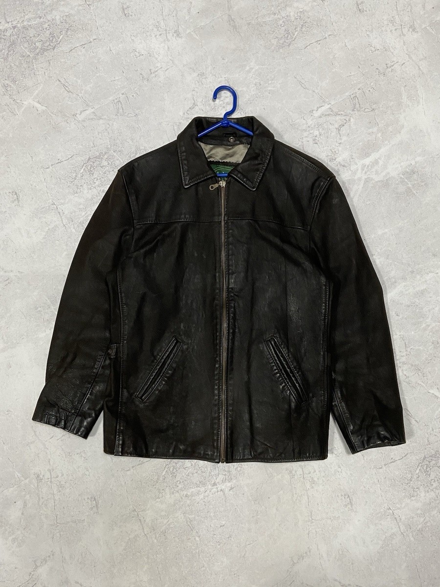 Ami Leather Jacket Vintage Brown London | eBay