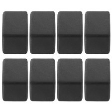 8Pcs Silicone Baby Proofing Corner Guards for Cabinet Handles Black