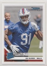 2019 Panini Donruss Rated Rookie Ed Oliver #347 d1f