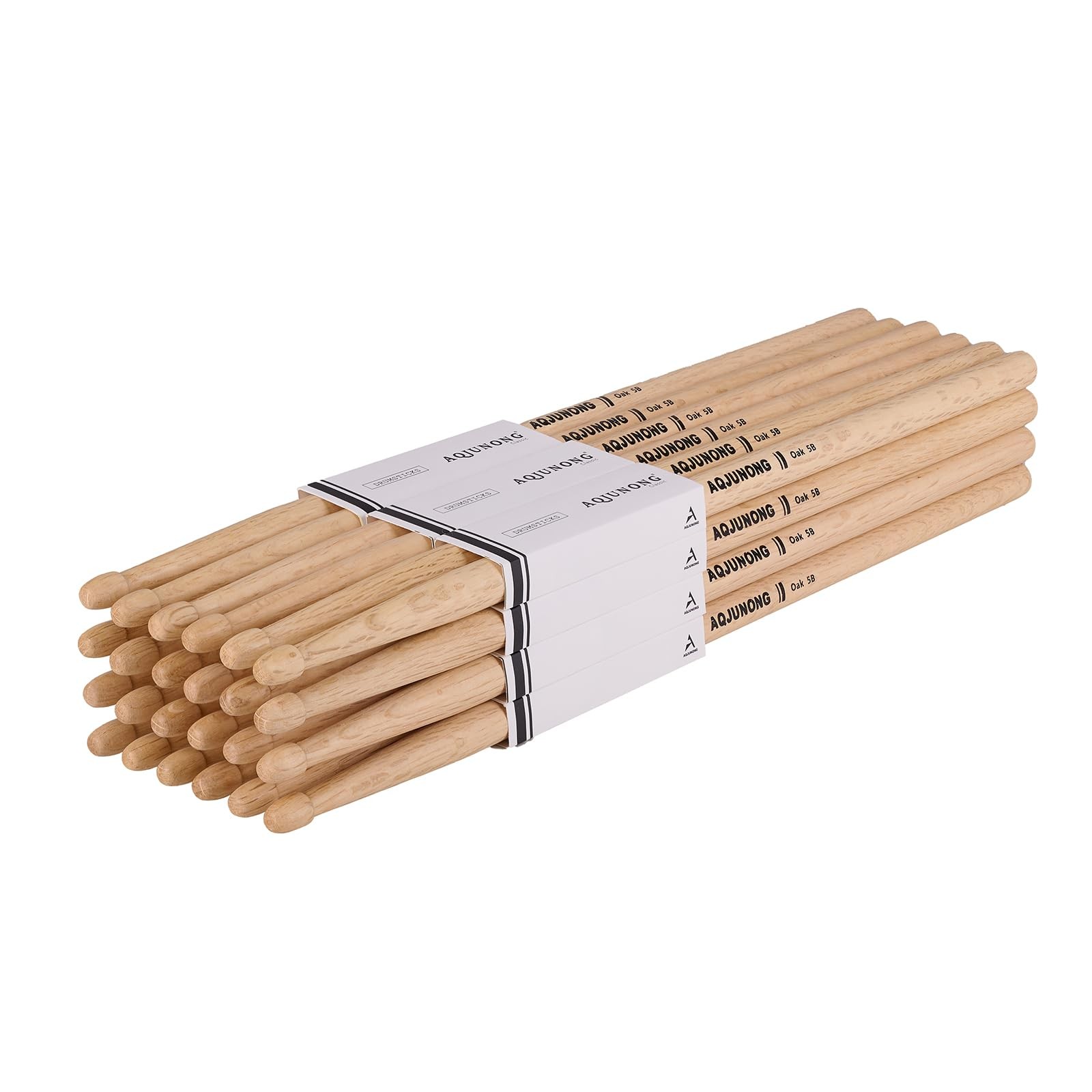AQJUNONG Oak Wood 5B Drumsticks 12 Pair