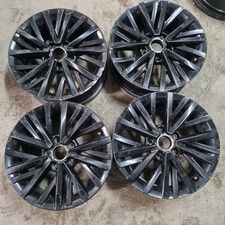 4 cerchi lega volkswagen t-roc taos nero lucido r16 lt006280