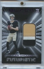 Tyler Shough 2025 Black 3 Color Jersey Patch RC New Orleans Saints 127/149