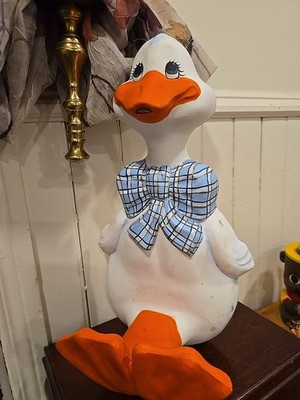 Boothe Ceramic Dangler Goose 1987 Hang A Wreath Buddies Cottagecore Door Hang