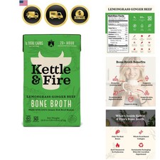 Bone Broth Lemongrass Ginger Collagen Protein 169oz Pack