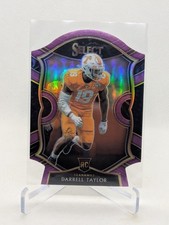 2020 PANINI SELECT DARRELL TAYLOR CONCOURSE DIE-CUT PURPLE PRIZM ROOKIE RC #96