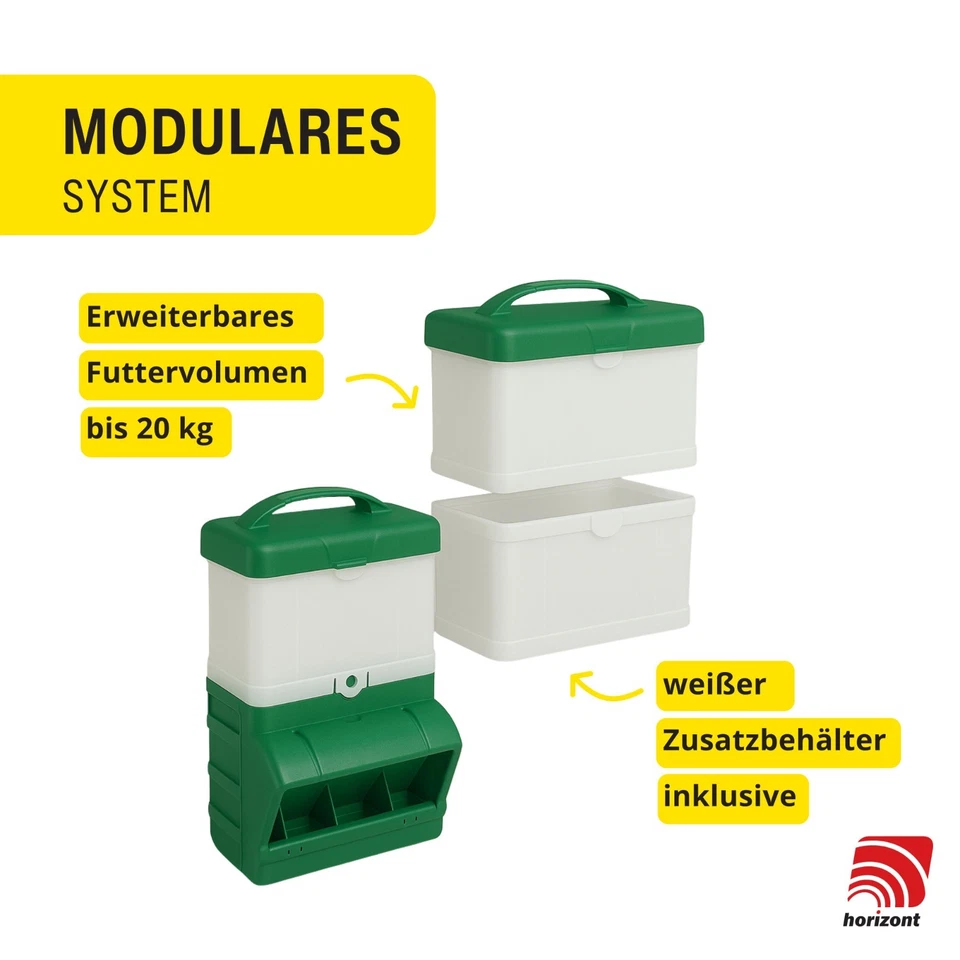 Geflügelfutterautomat Futterspender Geflügel verzinkt für Hühner 10kg - 20kg - Bild 4 von 4