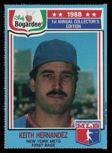Keith Hernandez 1988 Chef Boyardee #12 New York Mets Baseball Card