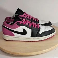 Nike Air Jordan 1 Low SE Fuchsia Men's Size 9 US CK3022-005 Pink Black Shoes