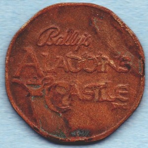 Vintage Aladdin's Castle Arcade Token Coin Mall Game Room Collectible 1980s 90s