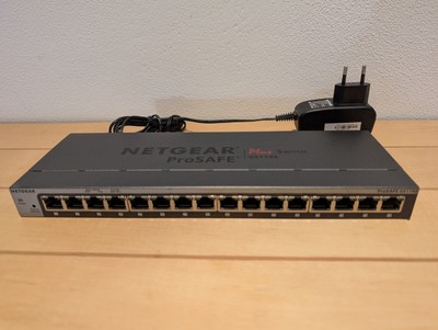 NETGEAR GS116E 16-Port Gigabit Ethernet Plus Switch
