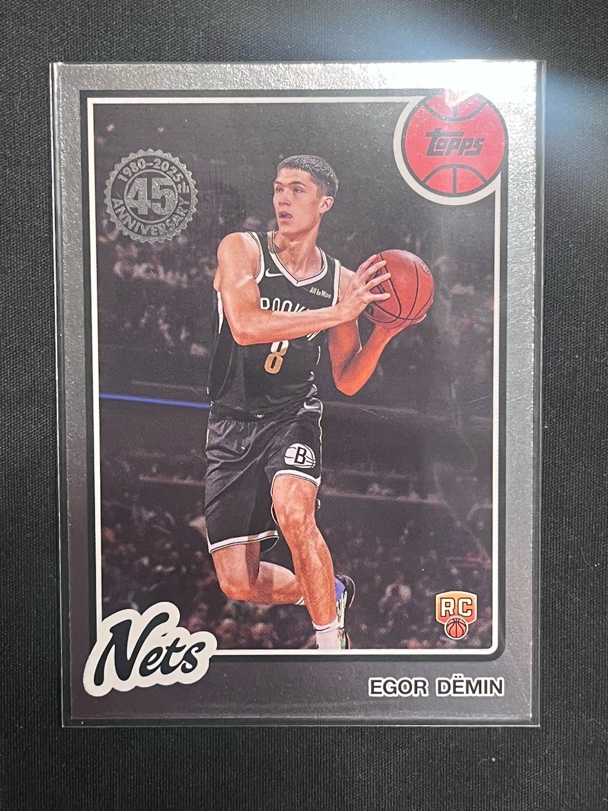 2025- Topps - 1980-81 Topps Basketball Egor Demin #80BK-55 (RC) Rookie Nets