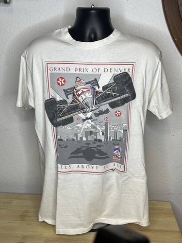 Vintage Grand Prix Denver Shirt XL Delta Tag Texaco Racing