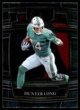 Hunter Long 2021 Panini Select Rookie Concourse Card RC #93 Miami Dolphins. rookie card picture