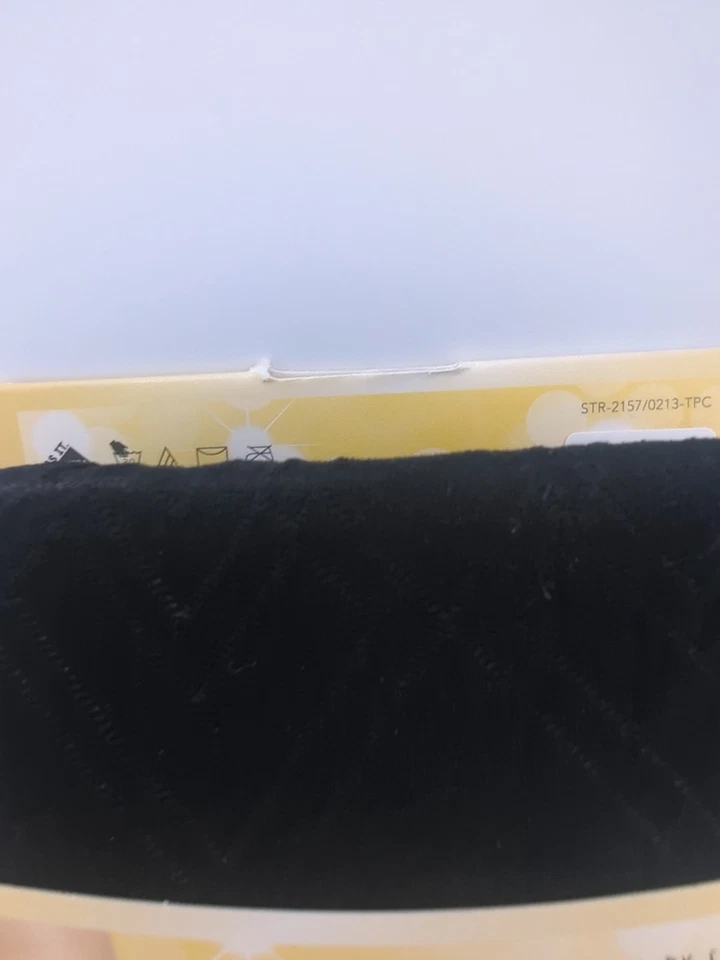 Medias para mujer Spanx Star Power Center Stage Diamond Daze talla B negras nuevas con etiquetas Foto 4 de 4