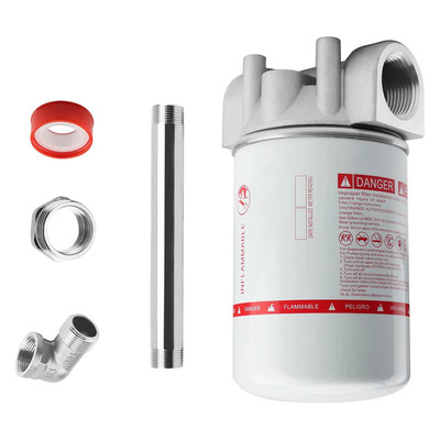 #ad #ad 3 4quot; Transfer Tank Fuel Filter For Mobile ＆ Stationary Diesel Gas Transfer Pump $36.99