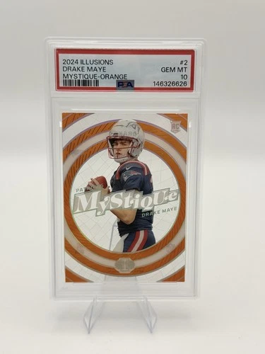 2024 Panini Illusions - Mystique Drake Maye #2 Orange (RC)