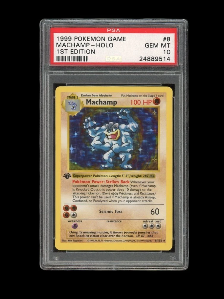 Pokmon TCG Base Set Machamp Grade 10 Individual Collectible Card Game Cards for sale - eBay Pokmon TCG Base Set Machamp Grade 10 Individual Collectible Card Game Cards for sale - eBay