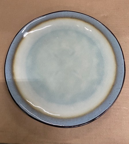 Laurie Gates 13 Inch Crackle Round Stoneware Serving Plate in Blue New - 第 1/2 張圖片