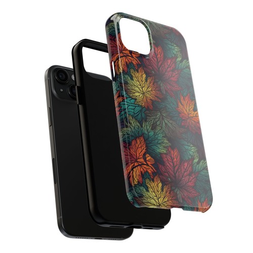 Custodie telefono resistenti foglia d'acero autunnale - iPhone Samsung, cover protettiva, autunno - Foto 29 di 39