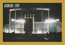 Major League Baseball Kansas City Royals Kauffman Stadium Postcard