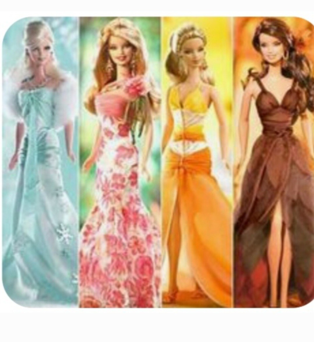 I Dream of Spring, Summer, Autumn, and Winter Barbie. All 4