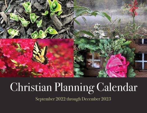 2023 Christian Planning Calendar : September 2022 Through December 2023 by ...