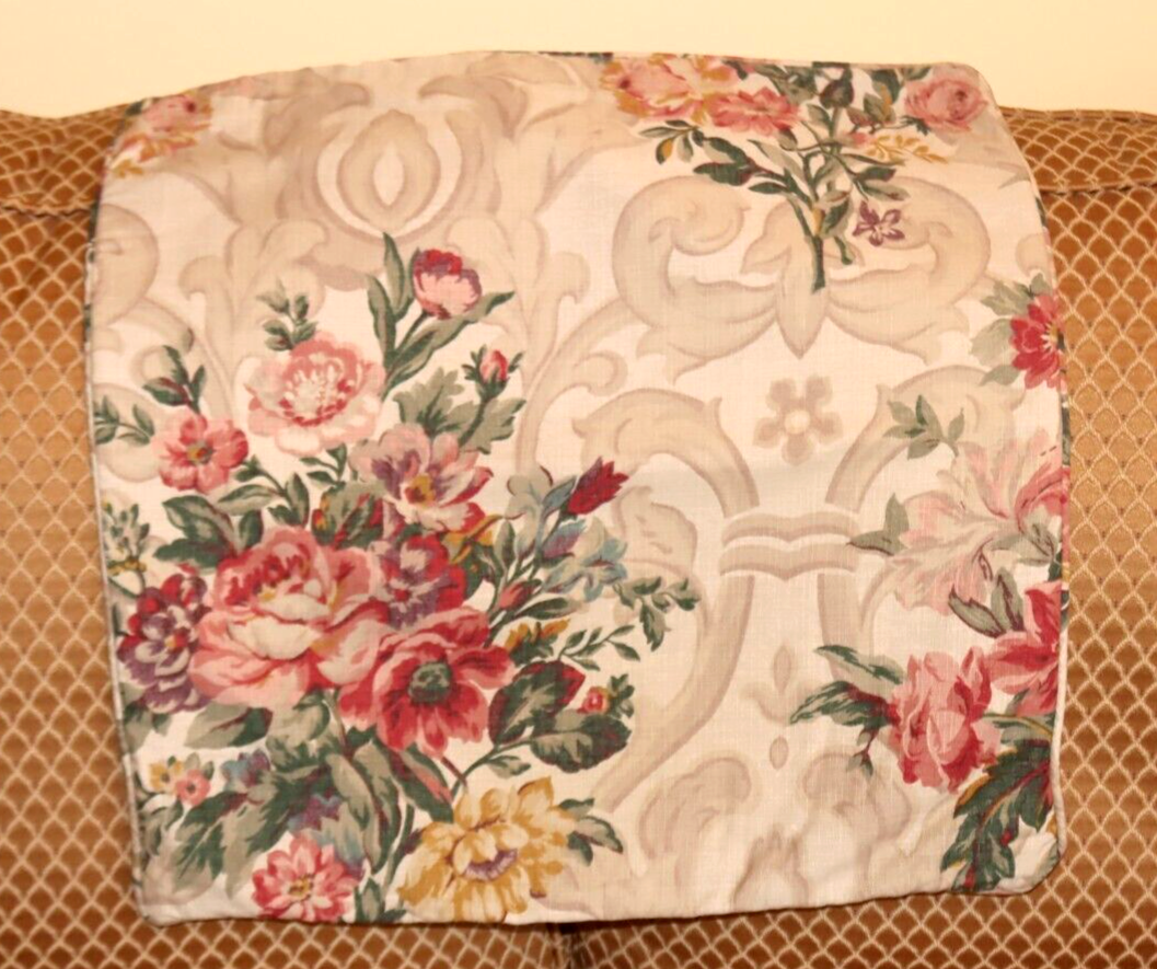 Ralph Lauren 花柄ファブリックカバー #ピロケース×2枚 TWO Ralph Lauren HYDRANGEA FLORA 20x20 Decorative pillow Covers