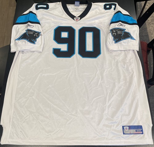 Authentic Julius Pepper #90 Carolina Panthers On Field Reebok Jersey 60 HOF - Picture 3 of 7