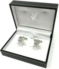 LIVERPOOL FC SILVER PLATED LIVERBIRD - MENS SHIRT EXECUTIVE SHIRT CUFFLINKS LFC