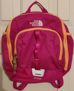 north face sprout backpack pink