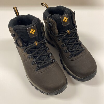 COLUMBIA Men's Size 7 Newton Ridge BI3970-231 Brown Waterproof Hiking Boots EUC