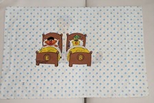 Vintage Sesame Street Bert And Ernie Big Bird Pillowcase