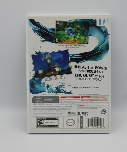 Disney Epic Mickey Wii Videospiel getestet gebraucht komplett Handbuch Box Top Zustand - Bild 9 von 12