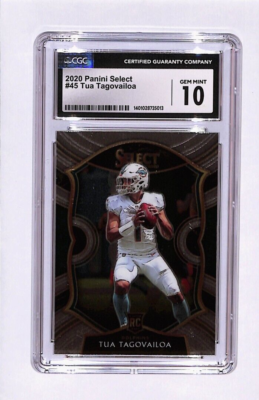 2020 Panini Select TUA TAGOVAILOA #45 RC CGC GEM MINT 10 MIAMI