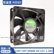 NIDEC TA450DC B35502-35 12V 1.4A 12038 12CM violent case fan