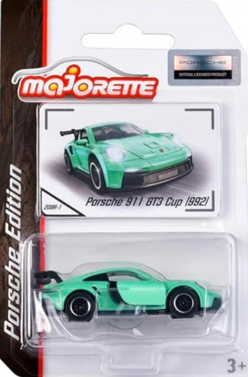 Porsche 911 GT3 Cup 992 Car Model Diecast 1:64 Scale Majorette Porsche Edition