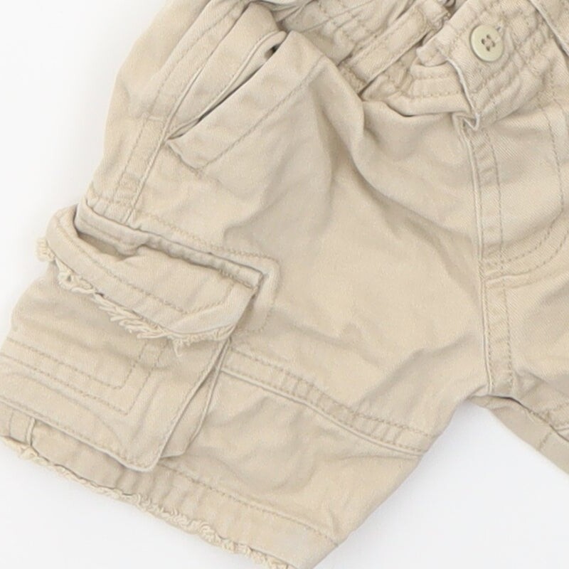 M Boys Beige Cotton Blend  Trousers Size 6-9 Months image 10