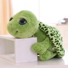 20CM Green Big Eyes Turtle Plush Toys Tortoise Animals Dolls For Baby Kids Birth