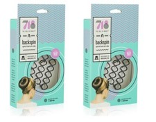 718Beauty Backspin Spiral Hair Pin - Light  Dark - 8 Pins - Like Goody Spin Pin