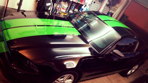 FOR 2011 2012 2013 2014 Ford MUSTANG 10" Racing Vinyl Stripe Graphic 36 FEET - Picture 12 of 34