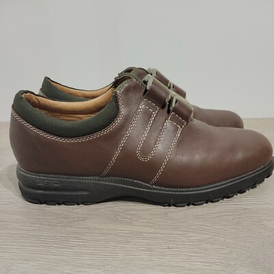 Arnold Palmer Brand Golf Shoes Men s Size 9 Brown  Leather Tops w/Traction Tech